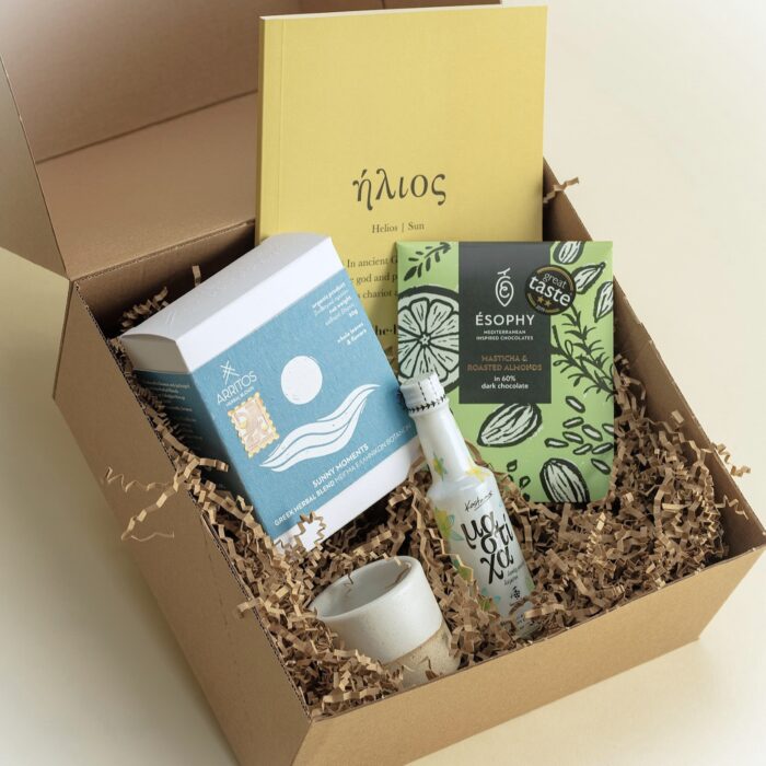 masticislandherbalteamasicchocolatesundiaryceramicpotgiftbox