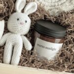 newmomgiftbasketwoodenboxcandleteacupmacrametoy