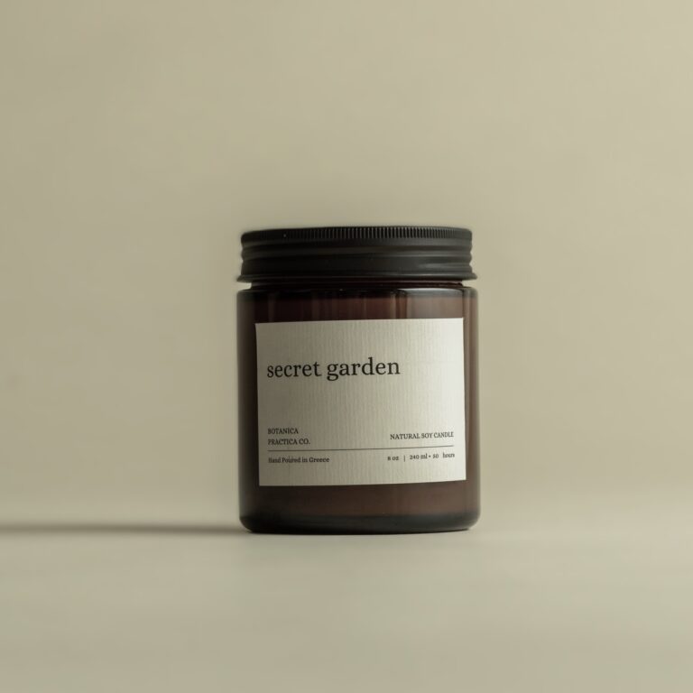 secretgardensoynaturalcandlewoodenwickamberglassjar