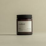 woodlandsoynaturalcandlewoodenwickamberglassjar